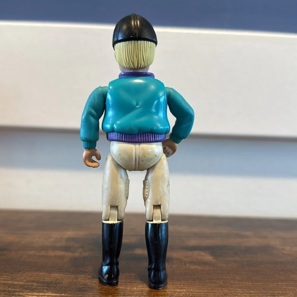 Fisher Price English Style Rider Vintage Doll boy blue jacket